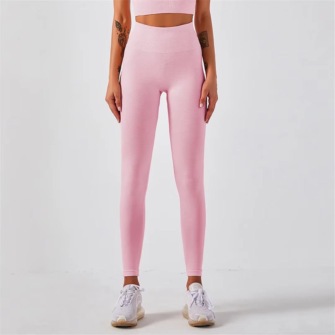 Sportswear Top 2Pcs Yoga Set Women Yoga Suit Short Sleeve High Waist Leggings Gym Quick Dry Yoga Wear Energy Fitness Suit A012